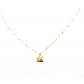 CAPRI COLLANA ARGENTO DORATO-COLCAMP-D8