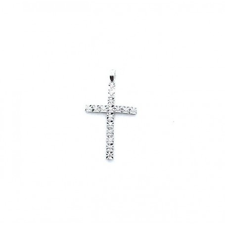 PG GIOIELLI CROCE ORO E DIAMANTI SNAKE