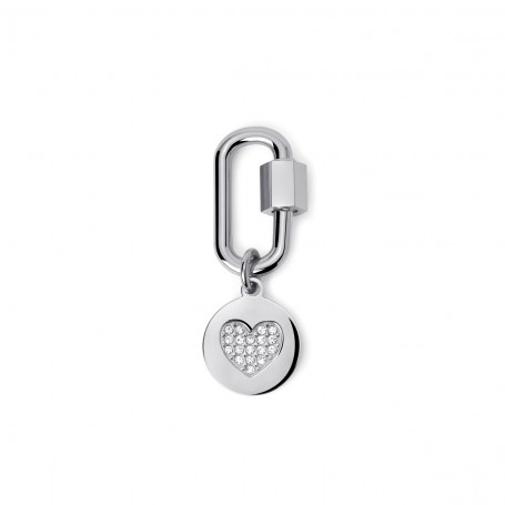 2JEWELS LUCCHETTO OVALE BIANCO CRISTALLI
