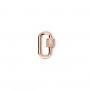 2JEWELS LUCCHETTO OVALE ROSE' CRISTALLI