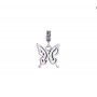 CHARM IN ARGENTO FARFALLA