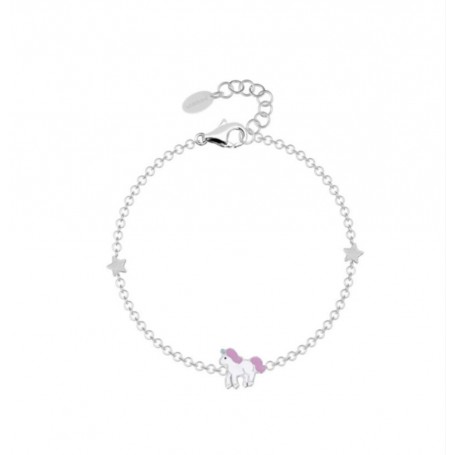 BRACCIALE BIMBA UNICORNO IN ARGENTO