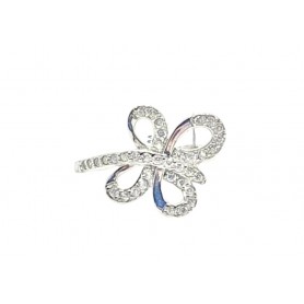 ANELLO CON FARFALLA IN ARGENTO
