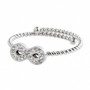 MARLÙ ANELLO ACCIAIO INFINITO CON STRASS
