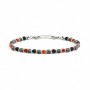 MARLÙ BRACCIALE PIETRA ARANCIO NERO