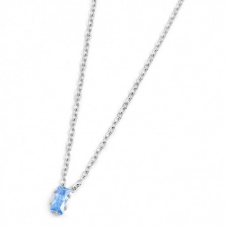 MARLÙ COLLANA CON CRISTALLO CELESTE
