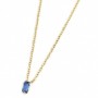 MARLÙ COLLANA CON CRISTALLO BLU-ORO
