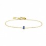MARLÙ BRACCIALE CON CRISTALLO BLU-ORO