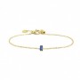 MARLÙ BRACCIALE CON CRISTALLO BLU-ORO