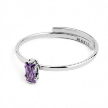 MARLÙ ANELLO CON CRISTALLO VIOLA