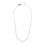 MARLÙ COLLANA ACCIAIO 45CM CON CRISTALLI