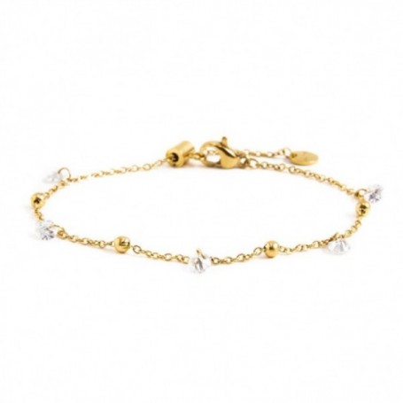 MARLÙ BRACCIALE ORO CON CRISTALLI