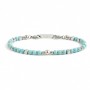 MARLÙ BRACCIALE ACCIAIO PIETRE TURCHESE