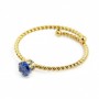 MARLÙ ANELLO CON CRISTALLO BLU