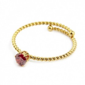 MARLÙ ANELLO CON CRISTALLO ROSSO