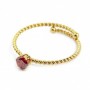 MARLÙ ANELLO CON CRISTALLO ROSSO
