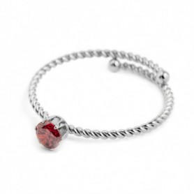 MARLU ANELLO CON CRISTALLO ROSSO