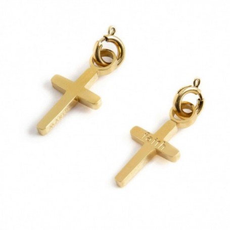 MARLÙ CHARM ORO CROCE "FAITH"