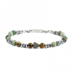 MARLÙ BRACCIALE SFERE TURCHESE AFRICANO
