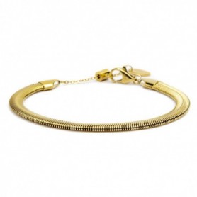 MARLÙ BRACCIALE CATENA SNAKE PVD ORO