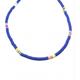 COLLANA PERLINE BLU