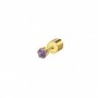 OR CON ZIRCONE VIOLA 3MM 2OR0091G-P