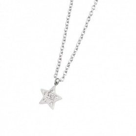 COLLANA STELLA ACCIAIO 18CN043