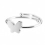 ANELLO IN ACCIAIO CON FARFALLA